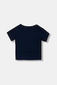 adidas Originals tricou de bumbac pentru copii JX9003 bleumarin AW25
