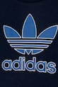CHLAPEC Dětské bavlněné tričko adidas Originals JX9003 námořnická modř