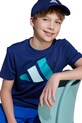 Дитяча бавовняна футболка adidas JY0296