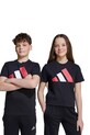 Дитяча футболка adidas бавовна чорний JY0297