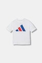 Детская хлопковая футболка adidas хлопок белый JY0298