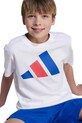 Дитяча бавовняна футболка adidas JY0298