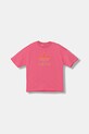 Детская хлопковая футболка adidas Originals остальные розовый JY1140