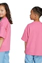 Παιδικό βαμβακερό μπλουζάκι adidas Originals JY1140 ροζ