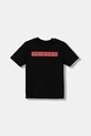 CHLAPEC Dětské bavlněné tričko adidas Originals JY2822 černá