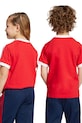 Dětské bavlněné tričko adidas Originals JY3748 červená