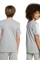 adidas t-shirt bawełniany dziecięcy JY4968 szary