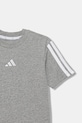 CHLAPEC Dětské bavlněné tričko adidas JY4968 šedá