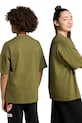 adidas Originals tricou de bumbac pentru copii JZ4078 verde