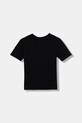 adidas t-shirt bawełniany dziecięcy KB7311 czarny AW25