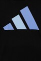 Chłopiec adidas t-shirt bawełniany dziecięcy KB7311 czarny