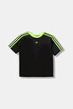 adidas Originals tricou copii imprimeu negru JV7789