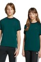 adidas Originals tricou de bumbac pentru copii imprimeu verde JV8581