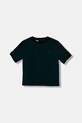 adidas Originals tricou de bumbac pentru copii JV8581 verde AW25