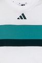 adidas t-shirt bawełniany dziecięcy biały JX0192