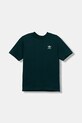 Detské bavlnené tričko adidas Originals bavlna zelená JY4987
