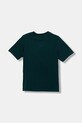 Detské bavlnené tričko adidas Originals JY4987 zelená AW25
