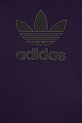 Παιδικό βαμβακερό μπλουζάκι adidas Originals μωβ JY6421