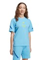 Chłopiec adidas Performance t-shirt dziecięcy MESSI KB2123 niebieski