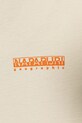 Chłopiec Napapijri t-shirt bawełniany dziecięcy S-ADIGE NP0A88ZWF0Y1.134.172 beżowy