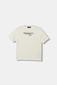 Dětské bavlněné tričko Napapijri S-PRIMIERO kulatý béžová NP0A88ZY2061.134.172