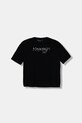 Napapijri t-shirt bawełniany dziecięcy S-PRIMIERO nadruk czarny NP0A88ZY9411.98.128