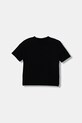 Napapijri t-shirt bawełniany dziecięcy S-PRIMIERO NP0A88ZY9411.98.128 czarny AW25