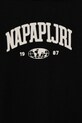 Chłopiec Napapijri t-shirt bawełniany dziecięcy S-INOT NP0A891F9411.98.128 czarny