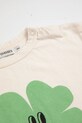 Băieți Bobo Choses tricou de bumbac pentru copii Lucky Clover 225AB032 alb