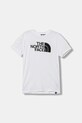Παιδικό μπλουζάκι The North Face TEEN EASY REGULAR SS TEE άλλο λευκό NF0A8EHGFN41