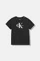 Calvin Klein Jeans tricou bebe print negru IN0IN00334.9BYA