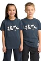 Jack Wolfskin t-shirt bawełniany dziecięcy MOOMIN T-SHIRT K nadruk granatowy A65461