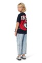 Παιδικό βαμβακερό μπλουζάκι Kenzo Kids K61492 σκούρο μπλε