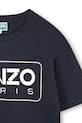 Chlapec Detské bavlnené tričko Kenzo Kids K61494.86.108 tmavomodrá
