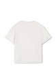 Παιδικό βαμβακερό μπλουζάκι Kenzo Kids K61505.86.108 λευκό AW25