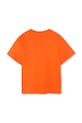 Kenzo Kids t-shirt bawełniany dziecięcy K61505.114.150 pomarańczowy AW25