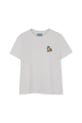Kenzo Kids t-shirt bawełniany dziecięcy nadruk biały K61506.114.150