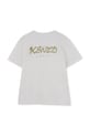Kenzo Kids t-shirt bawełniany dziecięcy K61506.114.150 biały AW25