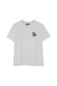 Kenzo Kids t-shirt bawełniany dziecięcy nadruk biały K61506.162