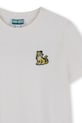 Chlapec Detské bavlnené tričko Kenzo Kids K61506.162 biela