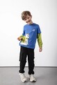 Coccodrillo t-shirt bawełniany dziecięcy ZC5143203ABK