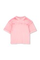 Дитяча бавовняна футболка Marc Jacobs W60657.156 рожевий AW25