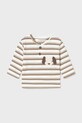 Mayoral Newborn longsleeve niemowlęcy 2-pack 2056.1N.Newborn.9BYA brązowy AW25