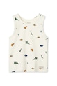 CHLAPEC Dětský top s bavlnou Liewood Faris Printed Tank Top 2-pack 2-pack LW20285.9BYA béžová