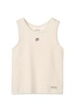 Dječji top s pamukom Liewood Faris Printed Tank Top 2-pack 2-pack LW20285.9BYA bež AW25