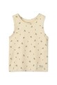 Dječaci Dječji top s pamukom Liewood Faris Printed Tank Top 2-pack 2-pack LW20285.9BYA bež