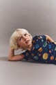 Liewood t-shirt bawełniany dziecięcy Apia Printed Shortsleeve T-shirt wzorzyste granatowy LW20355.9BYA
