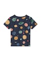 Момче Детска памучна тениска Liewood Apia Printed Shortsleeve T-shirt LW20355.9BYA тъмносин