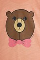 Chłopiec Mini Rodini t-shirt bawełniany dziecięcy Bear 25720107 pomarańczowy