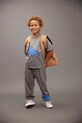 Mini Rodini t-shirt bawełniany dziecięcy Dino 25720131 szary